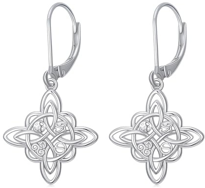 Midir&Etain Boucles d'oreilles pendantes chauve-souris/araignée/fantôme/crâne/sorcière en argent sterling 925 pour femme - Bijoux d'Halloween - Cadeaux d'anniversaire pour filles et filles, Small