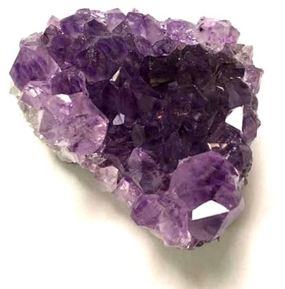 IDUTQUMW Amethyst Clusters Cave Fragments Home Decoration Crystal Cluster Pieces Ornaments,Purple,100~150g