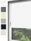 Home-Vision® Verdunkelungsrollo Klemmfix, ohne Bohren mit Klämmträgern, Fensterrollo, Seitenzugrollo, Verdunklungsrollo, Lichtundurchlässig Thermorollo (Weiß, B130cm x H150cm)