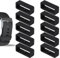 10 Pezzi Passante Cinturino Orologio in Silicone,Anelli di Sicurezza per 22mm Cinturino per Garmin Forerunner 735xt 235/fenix 5/6 /7(22 mm)
