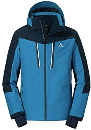 Schöffel Herren Lubrizen Jacket wasserdichte atmungsaktive und winddichte Skijacke Winterjacke aus 2 Lagen GORE TEX Material mit S, directoire blue, 50 EU