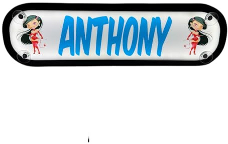 Placa luminosa LED Camión Personalizada Nombre, Mensaje, Logo - Señal de carretera RGBW Ambiance Musical USB 5V/12V/24V - Regalo Conductor de carretera - Stick Olivier
