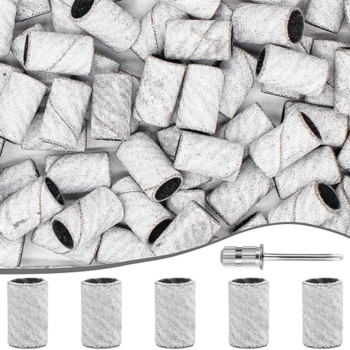 240 korn sliphylsor nagelfräs 100 stycken, fina slipband för naturnaglar, slipkapslar för nagelvård nageldesign, nagelkonst, sliphylsor för nagelmanikyr, pedikyr
