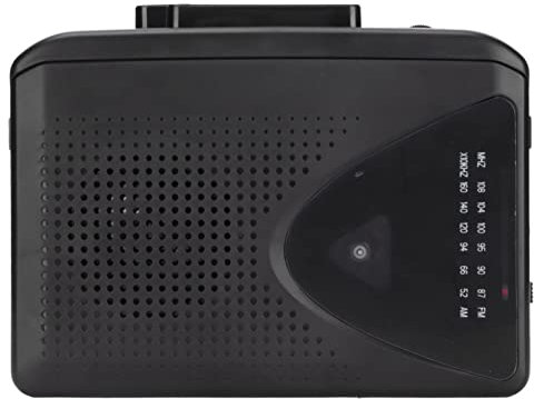 Lecteurs de Cassettes Portables, Lecteur de Bande Radio FM AM Micro intégré avec Prise 3.5mm, Batterie 2AA ou Alimentation USB