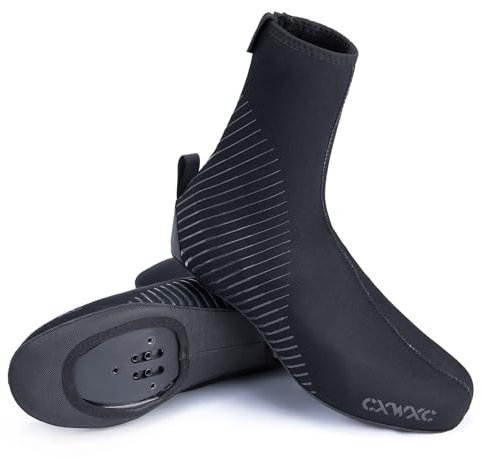 CXWXC Cycling Shoe Covers Cold Weather for Men Women - Waterproof Shoe Covers Winter Outdoor Sports - Rain Cycling Overshoes, Road/Mountain Bike Booties