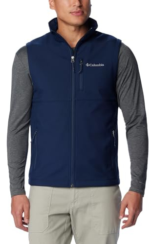 Columbia Men's Ascender II Softshell Vest, Collegiate Navy, Large