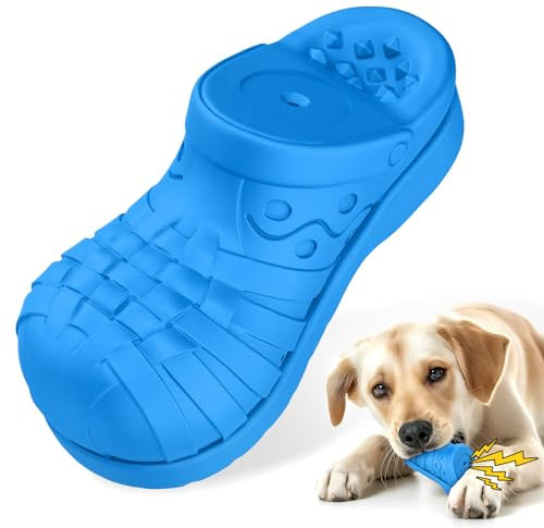 RUXAN Hundespielzeug Unzerstörbares für Aggressives Kauen - Kauspielzeug Hund Robuster Naturkautschuk Kauspielzeug Quietschend Unzerstörbares Hundespielzeug für Mittleren Großen Hunde