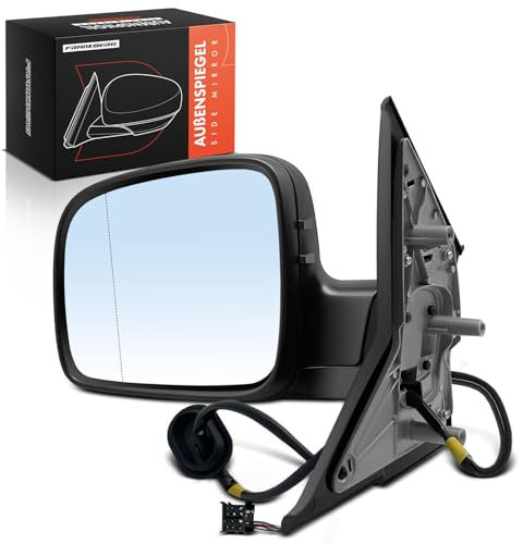 Frankberg 1x Außenspiegel Links Aussenspiegel Elektrisch 5-polig Kompatibel mit California T5 Camper 7EC 7EF 7EG 7HF Transporter V Kasten 7EA 7EH 7HA 7HH Replace# 7H1857507A