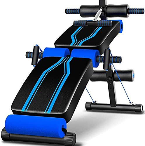 asdchZen Hantelbank Für Zu Hause, Hantelbank, Multifunktions-Hantelbank, Verstellbare Flache Schrägbank, Bankdrücken, Training, Fitnessgeräte, Fitnessbank