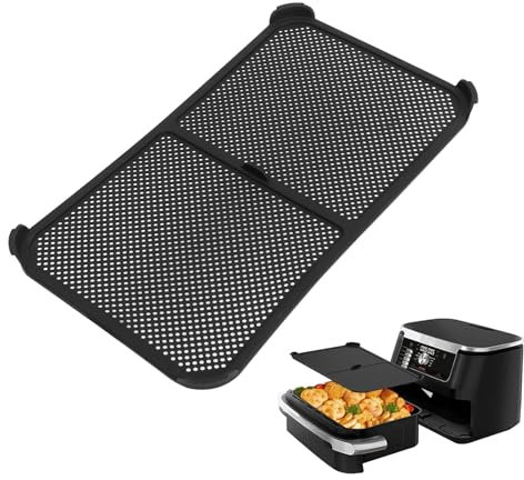 Protector Contra Salpicaduras,Protección de Salpicaduras para Ninja AF500EU 10,4L,Accesorios Freidoras de Aire,Silicona Antisalpicaduras Reutilizable Protector Antisalpicaduras para Air Fryer Ninja