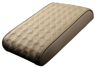 BaoLianBaiHuo Coussin Accoudoir Voiture pour 3008 5008 508 / C5 Aircross / DS7 Crossback 2017-2023, Coussin D'Accoudoir De Voiture Protège Intérieur Accessoire, C/Beige