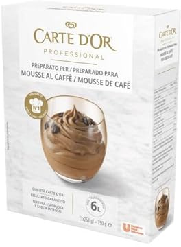 Preparato per mousse al caffè da 250 g, confezione da 3 buste