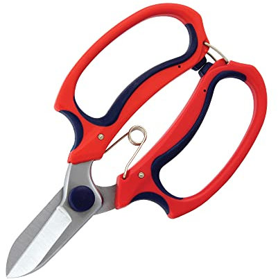 Spear & Jackson 4252GSSF Razorsharp Comfort Garden Scissors, Red