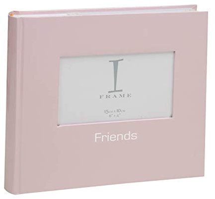 Photo Album 160 4x6 Landscape Pictures - Friends Slip in Photos with Personalising Window