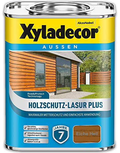 Xyladecor Holzschutz-Lasur Plus, 750ml, Eiche Hell