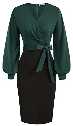 GRACE KARIN Cap-Sleeves Vintage Wiggle Dress cocktailklänning dam