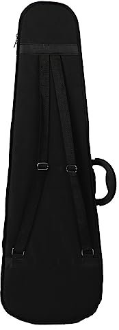 4/4-Geigenkoffer-Rucksack, 4/4-Geigenkoffer, Professioneller Schutz, Verstellbarer Riemen, Leicht, für Spieler (Rotes Futter)