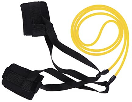 ABOOFAN Satz Schwimmband Seil Schwimmgurt elastisch Schwimmgürtel Beine Widerstandsband Schwimmen Schwimmwiderstandsgürtel Widerstandstraining Schwimmen Sport Gummiband Fußschnalle Kind