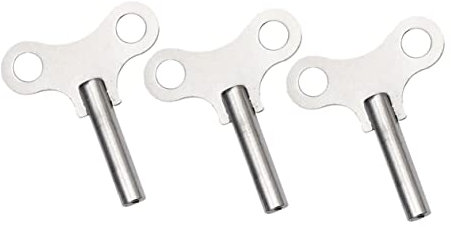 Homoyoyo 3st Uhrenschlüssel Lampenschirme Aufziehschlüssel Für Wanduhren Uhrzeiger Und Motorsatz Antike Uhr Uhrschlüssel Aufziehen Vintage Uhr Stahl Handhaben Standuhr