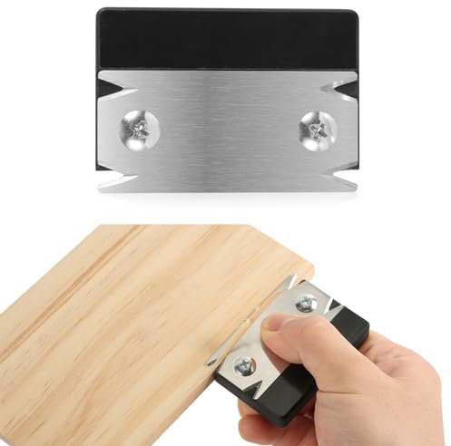 Coupe-Bordure pour le Travail du Bois, Portable Coupe-Bordure Manuel Antidérapant Raboteuse Manuelle pour Bois PVC ABS Plaqueuse de Chants Placage Outil d'Ébavurage Facile à Tenir