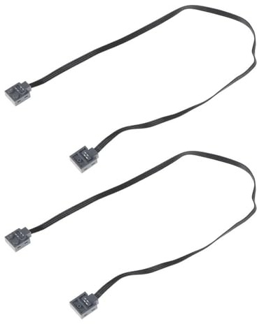 Power Functions Verlängerungskabel Kabelverbinder 50 cm kompatibel mit MOC Motor 8886 8871 8870 LED Light Link Line 8869 Schalter für Ziegel Bausteine Spielzeug(2 STÜCK)