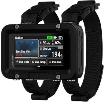 Garmin Descent™ X50i, computadora de Buceo Premium, Pantalla táctil de 3 Pulgadas, clasificación de Buceo de 20 ATM con Botones a Prueba de Fugas
