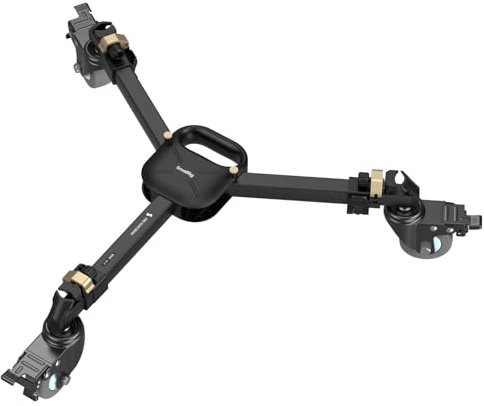 SMALLRIG Trípode para Fotografía de Alta Resistencia con Ruedas de Goma de 3, Patas Ajustables, asa y Bolsa de Transporte, Ruedas de Trípode con Capacidad de 44,1lb para Filmación y Fotografía - 5020