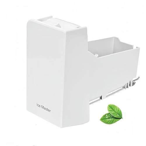 DA97-14504C, DA97-14504A - Contenedor de hielo de repuesto para máquina de hielo Samsung, bandeja y montaje de barrena, compatible con Samsung RF23J9011SR, RF23HTEDBSR, RF22KREDBSR, cubo de hielo, etc