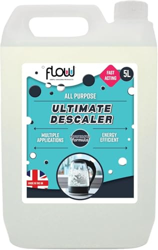 Dunnet Tools Heavy Duty 5 Litres Liquid Descaler - Washing Machine Cleaner Dishwasher Cleaner Coffee Machine Descaler Solution Kettle Descaler - Extra Strong Limescale Remover For Home Use