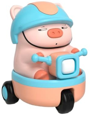 Teksome Juguetes de Gateo Infantiles,Juguete Educativo Móvil para Bebés - Modelo de Animal Que Gira Automáticamente con Luz para Niños Pequeños - para Bebés Y Niños De 0 A 3