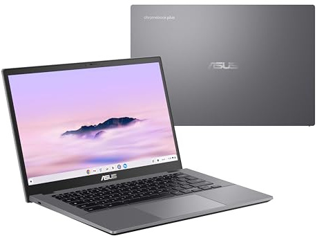 ASUS Chromebook Plus CX34 14 Laptop | Full HD Anti Glare Display | Intel Core i5-1334U | 8GB LPDDR5 RAM | 512GB SSD | ChromeOS | Grey | CX3402CVA-PQ0666