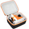 Khanka for Polaroid Now Gen 3, Now+ Gen 3, Now Gen 2, Now+ Gen 2, Now, Now+, I-2, Flip, OneStep+ and OneStep 2 Instant Cameras Hard Case,Protective Travel Carrying Storage Bag,Case Only(Orange Zipper)