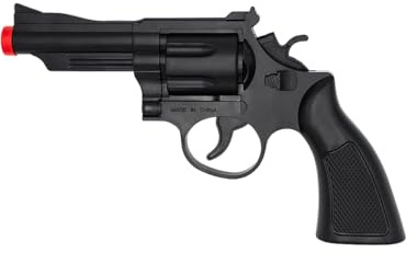 Funidelia | Pistola da Poliziotto per Bambino Poliziotto, Agente di Polizia, FBI, Professioni - Nero, Accessorio per Costume