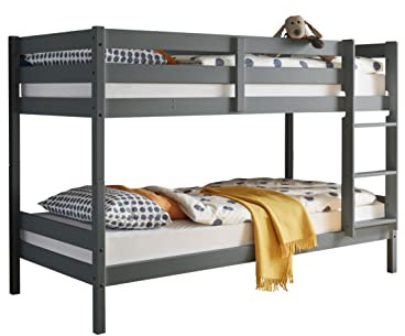 AVANTI TRENDSTORE - Anke - Letto a Castello in Legno Massiccio, scomponibile Anche in 2 Letti Singoli. Disponibile in 2 colorazioni Diverse.