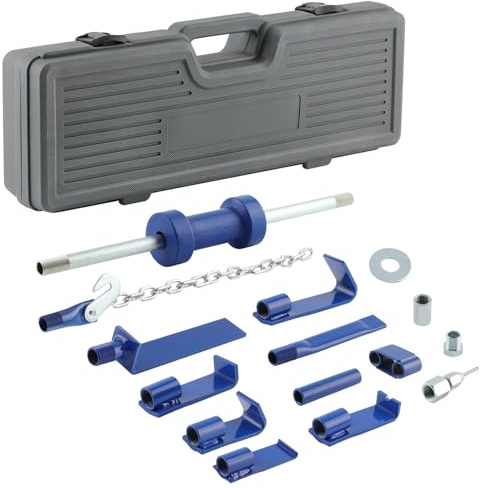 maXpeedingrods 13LBS Dent Puller Slide Hammer Car Dent Removal Tool Kit, Heavy Duty Auto Body Dent Repair Tool Kit, Automotive Dent Remover, 18 Pieces Slide Hammer Puller Set, Blue