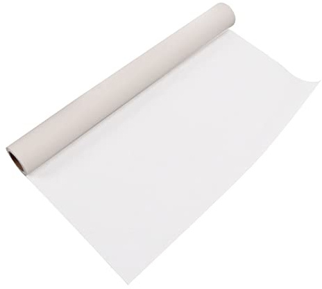 Kalkpappersrulle, 18 Tum 44 Cm Bred Spårpapper Klart Bläck Absorption Ritningspapper Praktiskt Vitt Kalkerpapper Lätt Genomskinligt Mönsterpapper för Ritning, Spårning, Skiss (23