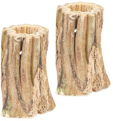 Generisch Bastoncini di cincillà, giocattolo per arricchimento di conigli, coniglietti in legno Molar Snacks 2 X – Natural Papaya cura degli animali domestici fornisce denti sani giocattolo abrasivo