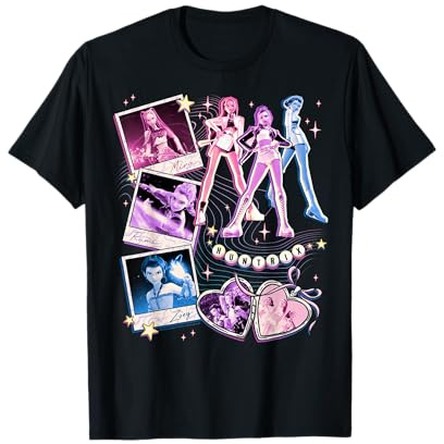 Kpop Demon Hunters Mira Rumi & Zoey BFF's Collage T-Shirt
