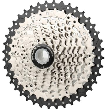 DHJKFU cykelkassett 9-växlad kassett HG 11–30T/32T/34T/36T/40T/42T/46T cykelkassett lämplig för mountainbike (9S 11–40T)