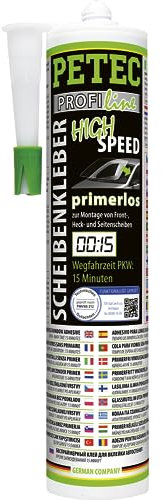 PETEC Scheibenkleber kurze Wegfahrzeit, high speed 290 ml Kartusche