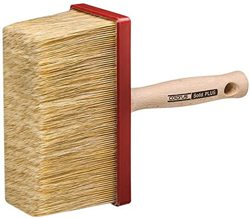 Colorus Deckenbürste 170 x 70 mm – Premium Malerbürste mit stabilisierter Chinaborsten-Mischung – für zähe und lösemittelhaltige Farben, Wand- und Fassadenanstriche