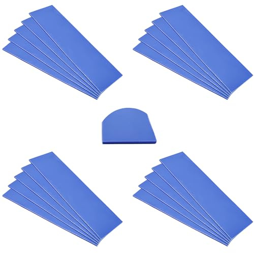 CTRICALVER Grosor 1.0 mm de Almohadillas de Silicona conductoras térmicas, Suave, Seguro, aplicar para SSD CPU GPU LED IC Chipset Cooling (20pcs)