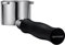 Normcore 51 mm Siebträger ohne Boden, passend für DeLonghi La Specialista 9 Serie EC9155/9335/9355/9665 Espressomaschinen, 23–25 g Filterkorb im Lieferumfang enthalten, schwarz eloxierter