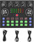 V8S Podcast Recording Equipment with Voice changer Podcast Mixer Sound Card DJ Audio Mixer Interface for PC Game Live Streaming etc
