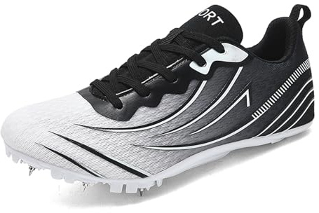 ZHENSI Chaussures À Pointes pour Femmes Baskets De Course pour Sprint Saut Athlétisme Athlétisme