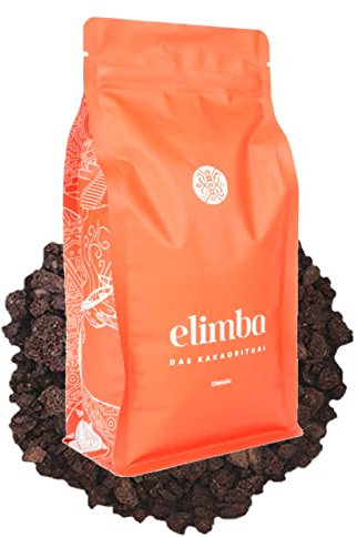 Elimba Bio Barista Kakaogranulat Classic, 400G 100% vegan - Premium Criollo Rohkakao Trinkschokolade mit min. 50% Kakaoanteil, zeremonial Kakao