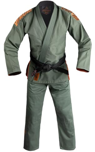 VENUM Contender Evo 2.0 (380 gsm) Kimono BJJ - Deep Forest Verde - A1.5