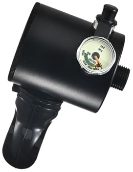 Oxxggkao Scubas Air - Adaptador de válvulas de respiración de culata de aire, regulador de buceo con tubo de respiración, regulador de buceo, adaptador de válvulas de culata de aire