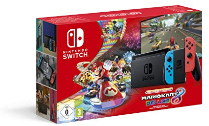 Console Nintendo Switch Mario Kart 8 Deluxe (Code de téléchargement du jeu inclus)
