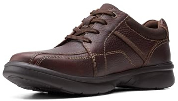 Clarks Hombre Bradley Walk Zapatillas, Marrón (Brown Leather 267), 43 EU